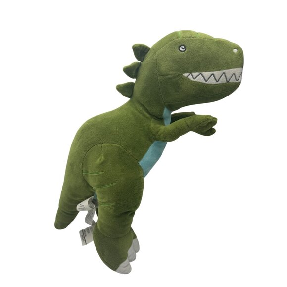 Your Zone Plush Dinosaur Toy Green Blue 19in Polyester Kids Stuffed Animal Walma - Picture 1 of 7